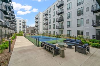 Pickleball court